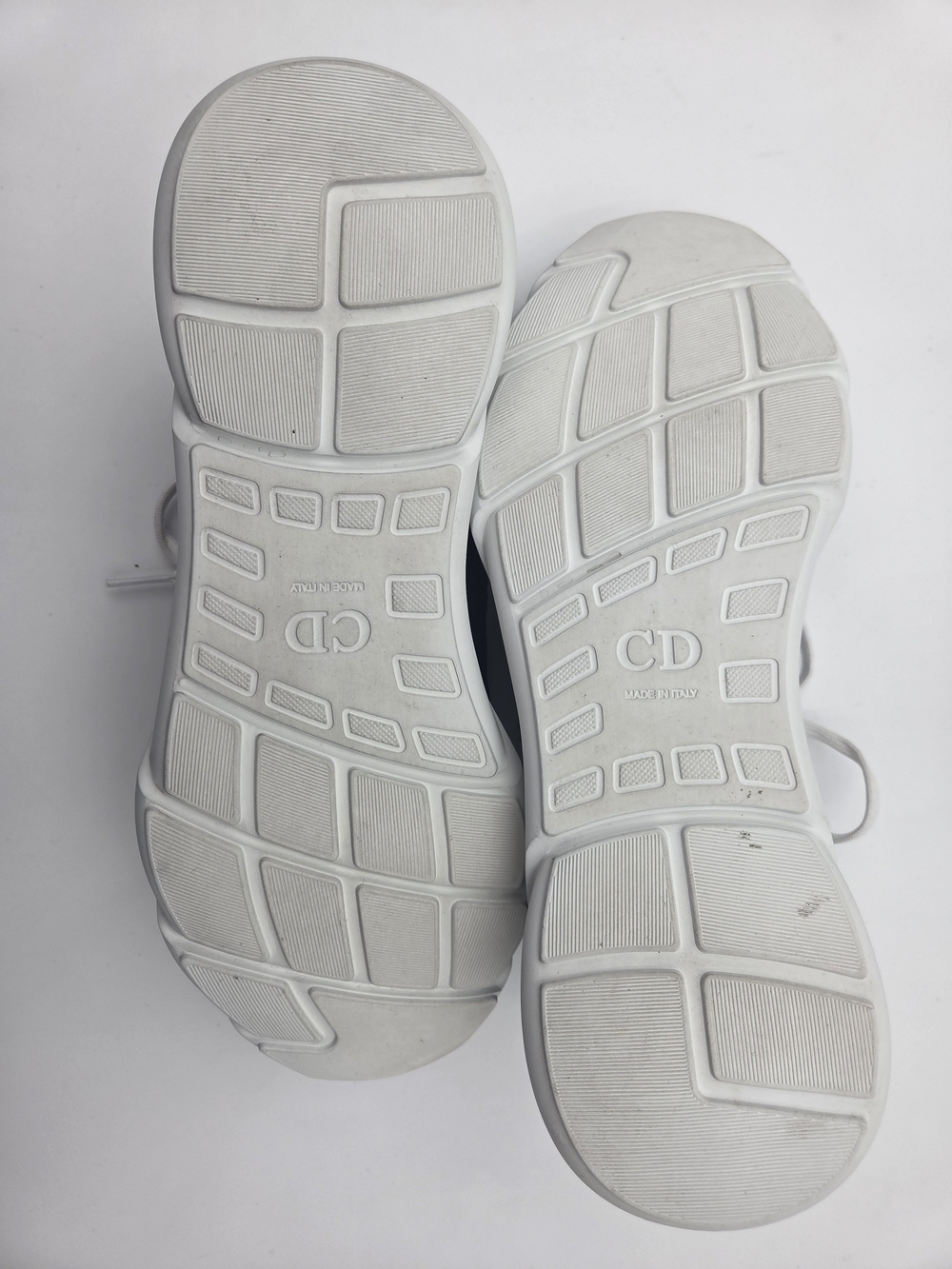 Dior Navy  Blue and White Knit Slip-On Sneaker Size 40 - Picture 9 of 14